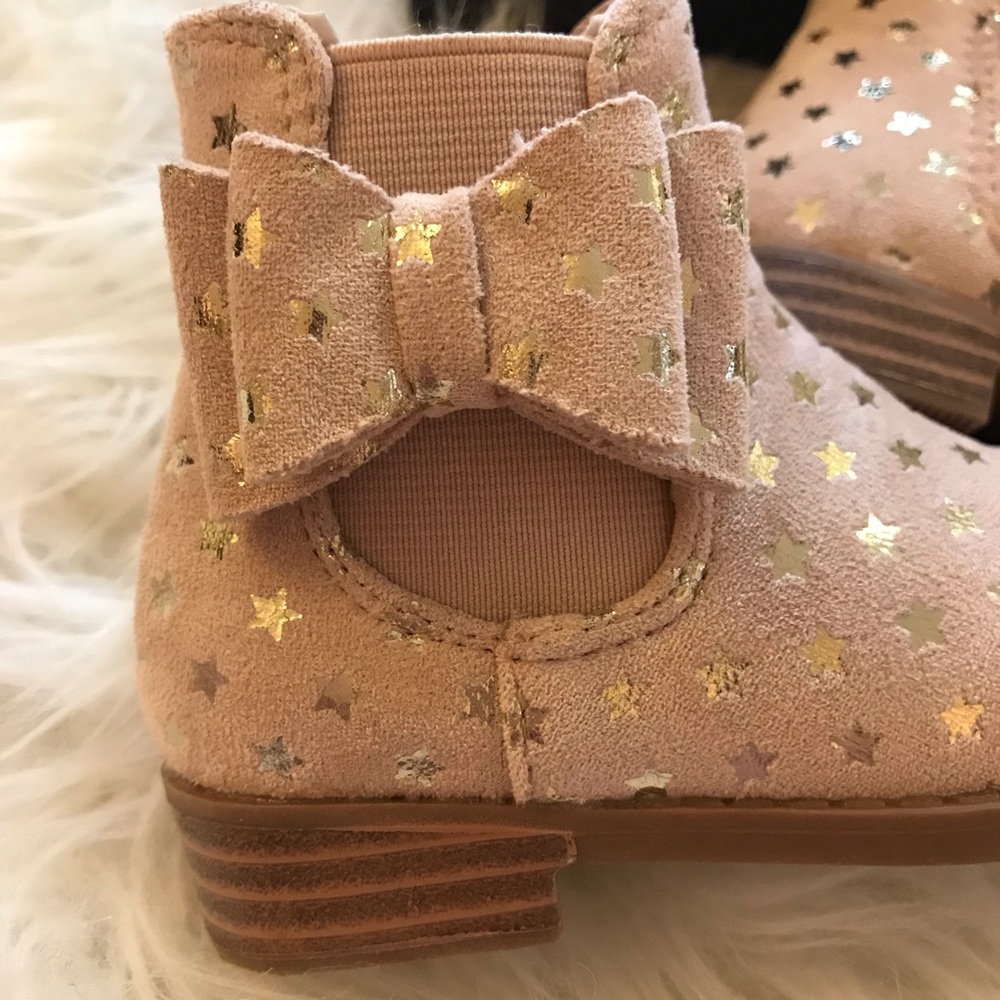 Baby Tahari Star & Bow Booties 5 - Picture 6 of 10